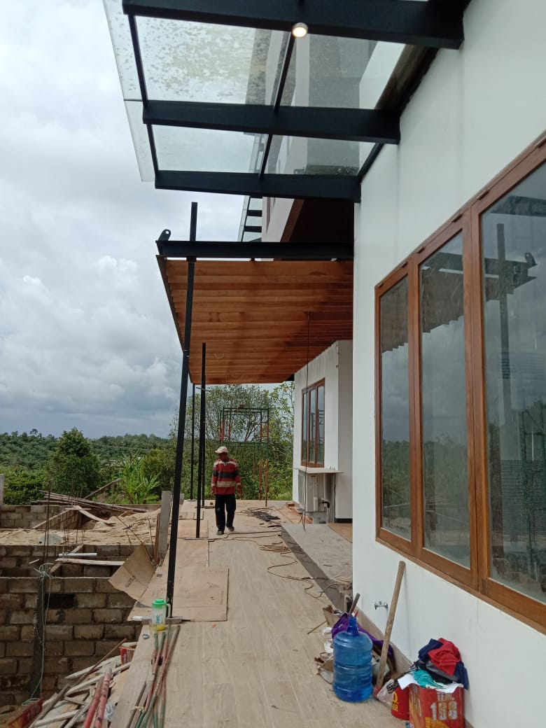 kanopi kaca ngabang - Dokumentasi Proyek